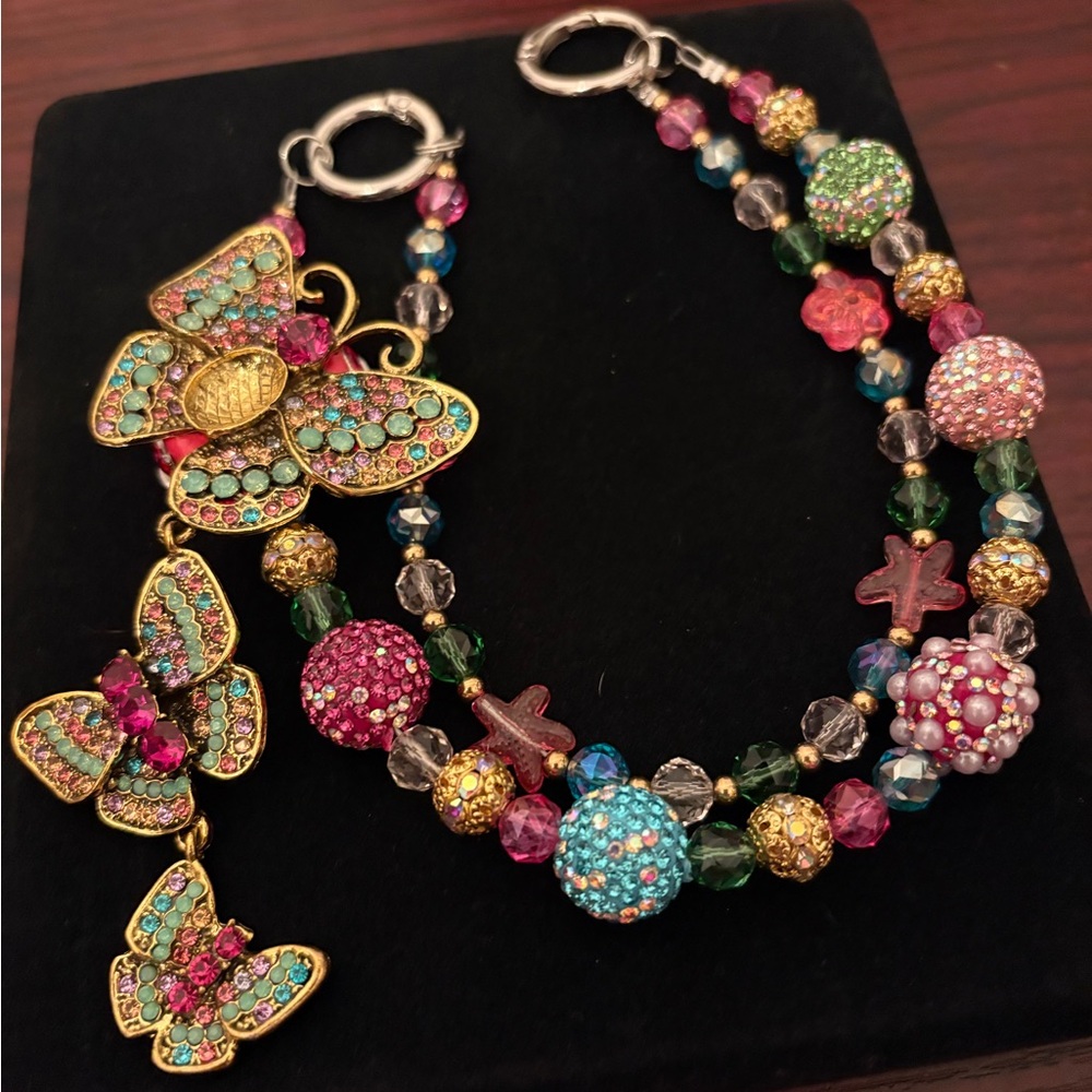 Colorful Butterflies Handbag Charm